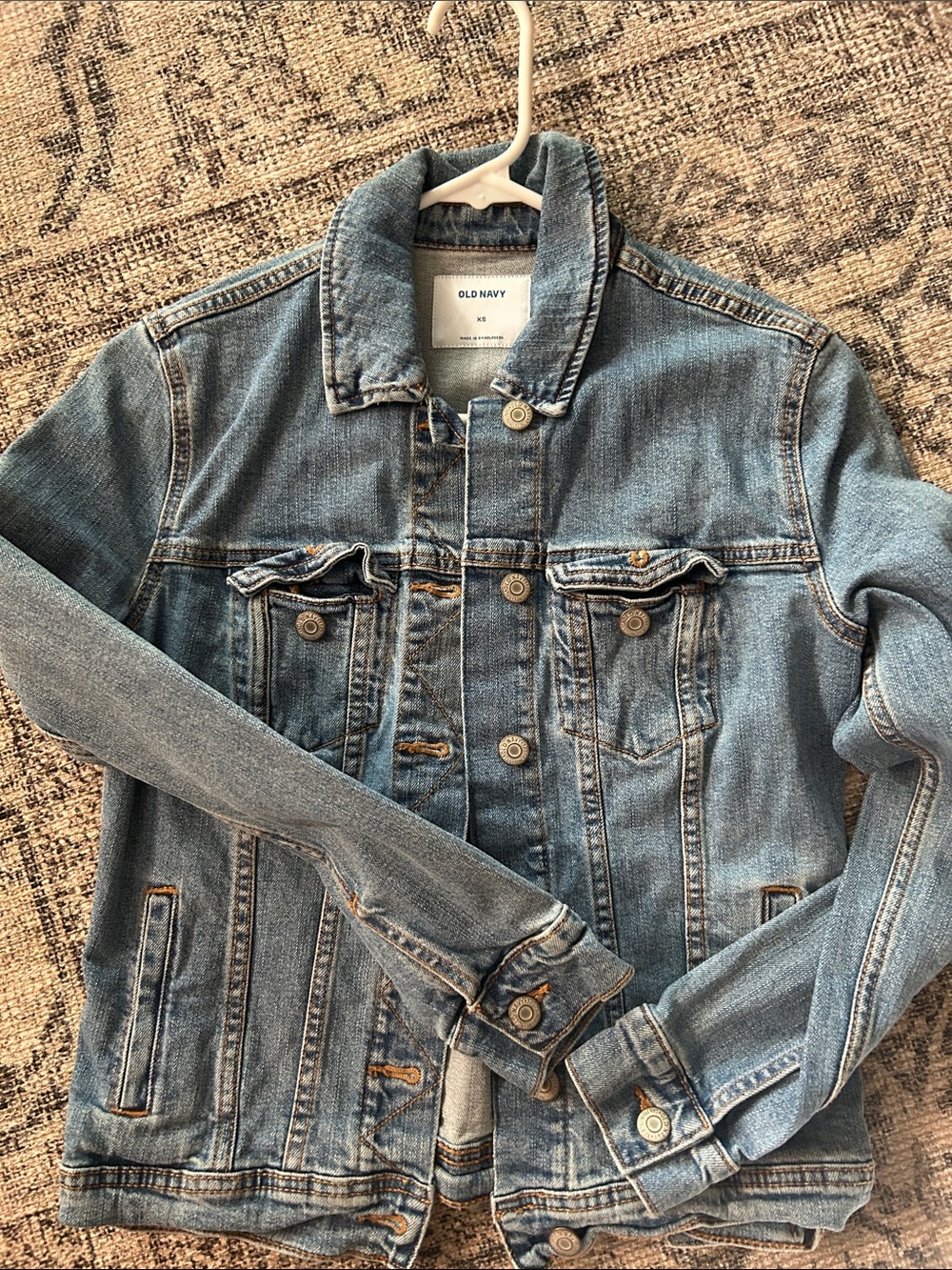 Old Navy Medium Wash Blue Denim Jacket